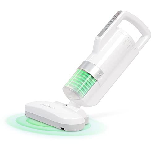 DESCUENTAZO 54% DESCUENTO Iris Ohyama, Aspirador antiácaros / alérgenos, 400W, 6000 vibraciones/minuto, Calidad del filtro F9, Para colchones, sofás Quilt Cleaner IC FAC2 Blanco
