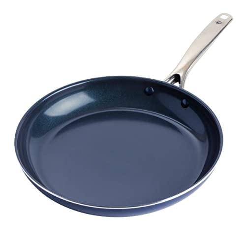 DESCUENTAZO 50% DESCUENTO Blue Diamond Sartén Antiadeherente de Aluminio, Apta para Todo Tipo de Cocinas, Inducción, Horno y Lavavajillas, 32 cm, Azul