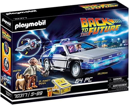 DESCUENTAZO 60% DESCUENTO PLAYMOBIL Back to The Future 70317 Delorean con Efectos de Luz, A Partir de 6 Años