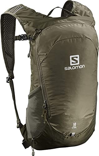 DESCUENTAZO 50% DESCUENTO Salomon Trailblazer 10 Mochila de senderismo Unisex, Versatilidad, Fácil de usar, Comodidad y ligereza, Martini Olive, Olive Night, Ebony