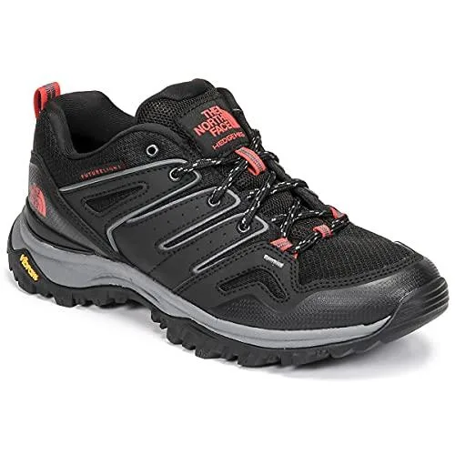 60% DESCUENTO THE NORTH FACE Hedgehog, Zapatillas para Caminar Mujer, TNF Black Horizon Red, 39 EU
