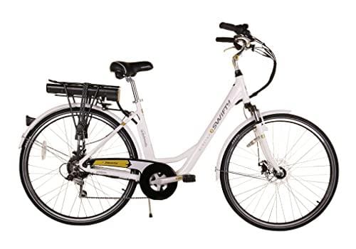 BUENA OFERTA 34% DESCUENTO Swifty Routemaster Bicicleta eléctrica híbrida 7 velocidades Shimano Hasta 25 millas con una carga Neumáticos Kenda Frenos de disco Llantas de aleación de doble pared para adultos