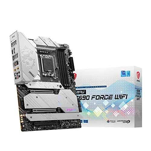 BUENA OFERTA 28% DESCUENTO MSI MPG Z690 FORCE WIFI Placa Base Gaming, ATX Soporta Procesadores Intel Core 12th Gen, LGA 1700 Direct 18 Phase VRM 75A, DDR5 Memory Boost 6666+MHz/OC, 2 x PCIe 5.0 x16, 4 x M.2 Gen4, Wi Fi 6E