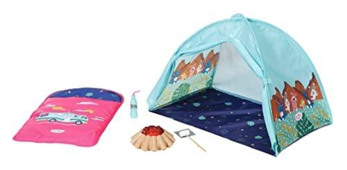 DESCUENTAZO 53% DESCUENTO BABY born Weekend Set de Cámping Para muñecas de 36 y 43 cm Incluye tienda, saco de dormir, fuego de cámping y más Fomenta la empatía y las habilidades sociales Edad: 3+ años