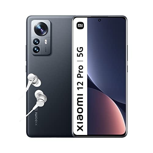 Xiaomi 2201122G 12 Pro Smartphone, Pantalla de 6.73” 120Hz AMOLED, Snapdragon 8 Gen 1, Triple cámara de 50MP, 4600mAh, 120W HyperCharge, Color Gris, 12GB + 256 GB