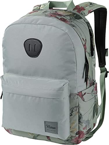 Nitro Mochila unisex Urban Plus (1 unidad)., Dead Flower, 28 L, Estilo vintage