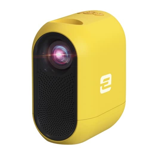 Mini proyector Compatible con 1080p, proyector de Video Mejorado 2022 para Dibujos Animados, Regalo para niños, proyector portátil ETOE D1 Compatible con Laptop, iOS, Android y TV Stick