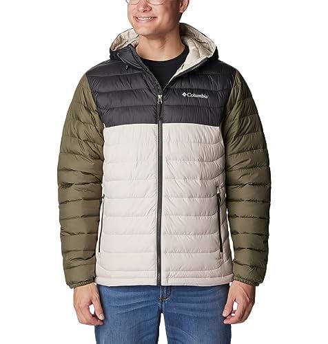 61% DESCUENTO Columbia Hombre Chaqueta con Capucha, Powder Lite