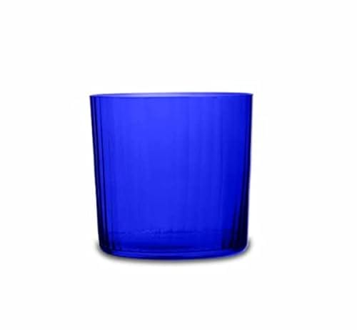 Vaso Bohemia Crystal Optic Azul Vidrio 350 ml (6 Unidades)