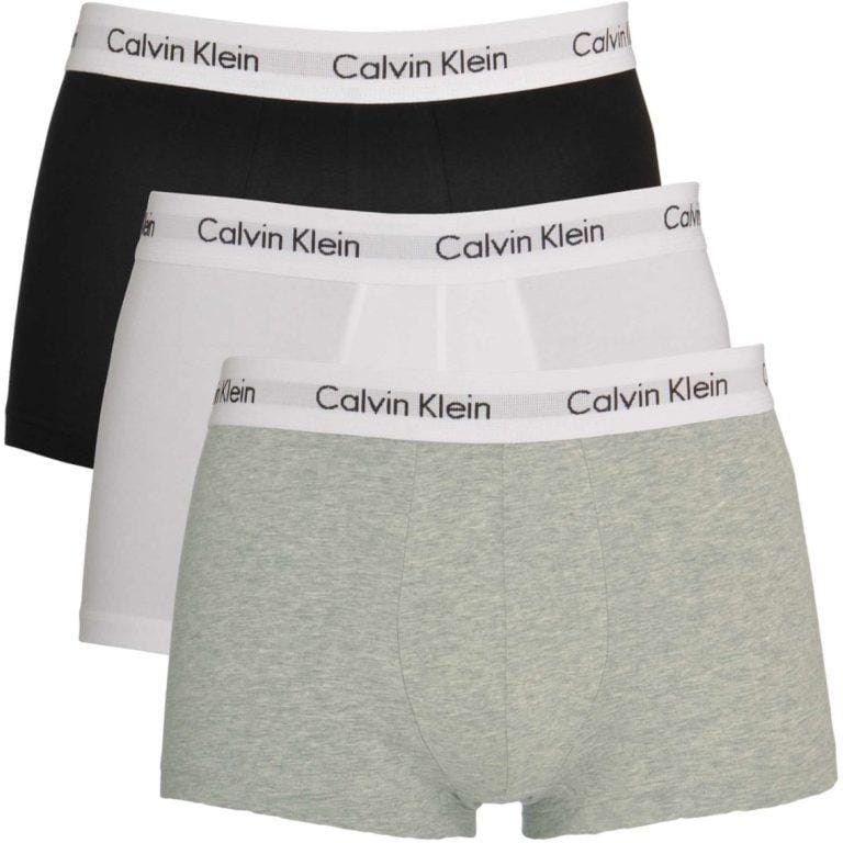 Calvin Klein-Pack-3 Boxers tejido transpirable y frontal anatómico U2664G hombre | Miravia