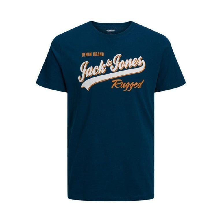 Jack & Jones hombre camiseta Mod JJELOGO logo estampado Moda Casual informal REF:33594 | Miravia