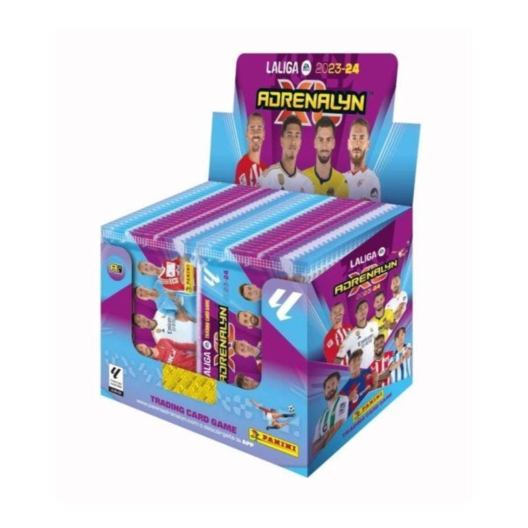 Panini Adrenalyn XL 2024 coleccion de cartas adrenalyn nueva la liga Santander 2023 2024 caja 50 sobres coleccion oficial y original garantizado | Miravia