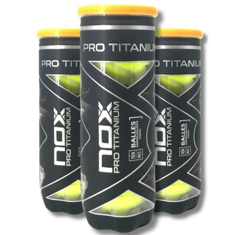 Pelotas de pádel Nox Titanium Pro – Alta Calidad y Resistencia Mejorada | Miravia