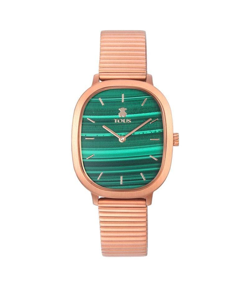 Reloj de mujer Heritage de acero con esfera verde · Tous · El Corte Inglés
