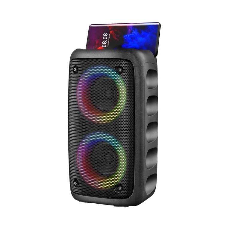 ALTAVOZ PORTATIL WIRELESS GOROCK GR-53 – POTENCIA: 10Wx2 – BATERIA 2.400MAH | Miravia