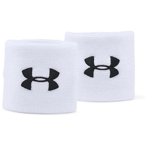DESCUENTAZO 50% DESCUENTO Under Armour UA Performance Wristband pack de 2 muñequeras para hombre, accesorios de entrenamiento, hombre