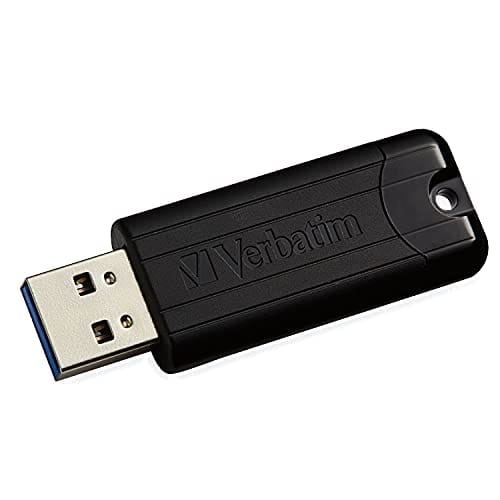 DESCUENTAZO 47% DESCUENTO Verbatim Stick USB 3 de 256 GB, Tela a Rayas Negro Ampolla Al por Menor