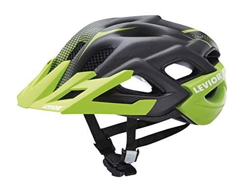 Levior 894027 Casco De Bicicleta, Unisex Adult, Verde/Negro Mate, M