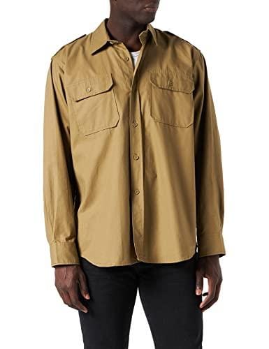 80% DESCUENTO Mil Tec Campo Camisa Hombre Manga Larga Ripstop (Coyote/XXL)