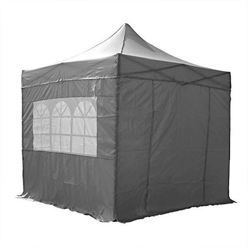 OFERTÓN SUPREMO 69% DESCUENTO Airwave EX26027 Essential Cenador desplegable con Lados (2,5 x 2,5 m), Color Gris
