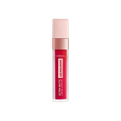 51% DESCUENTO L’Oreal Paris Make up Designer Les Macarons, Pintalabios Mate Permanente, Tono 828, Color Frambuesa, 31 g (Paquete de 1)