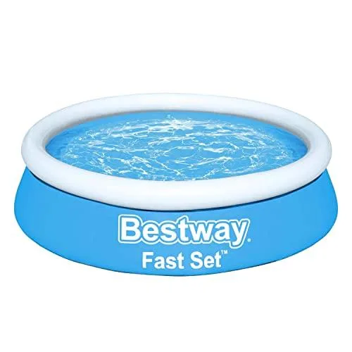 DESCUENTAZO 64% DESCUENTO BESTWAY 57392 Fast Set Piscina Hinchable Infantil, Color Azul, Ø 183 x 51 cm