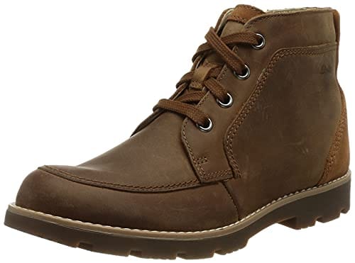 58% DESCUENTO Clarks Heath Lace K, Botas Modelo Chukka, Tan Leather, 33.5 EU Ancho