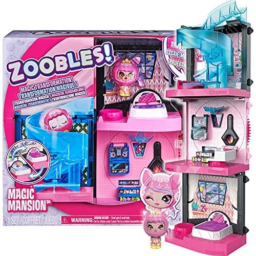 OFERTÓN SUPREMO 79% DESCUENTO Zoobles Magic Mansion Transforming Playset with Exclusive Z Girl Collectible Figure, Kids Toys for Girls Aged 5 and Above
