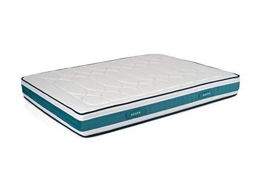 OFERTÓN SUPREMO 74% DESCUENTO Metrabed Colchón Pocket Viscografeno VG 2601, Poliuretano, 200×150 cm