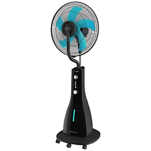 DESCUENTAZO 56% DESCUENTO Cecotec Ventilador Nebulizador de Agua con Temporizador EnergySilence 590 Freshessence. 90 W, 5 Aspas 40 cm de Diámetro, Oscilante, 3 Velocidades, Depósito 3 Litros, Motor de Cobre