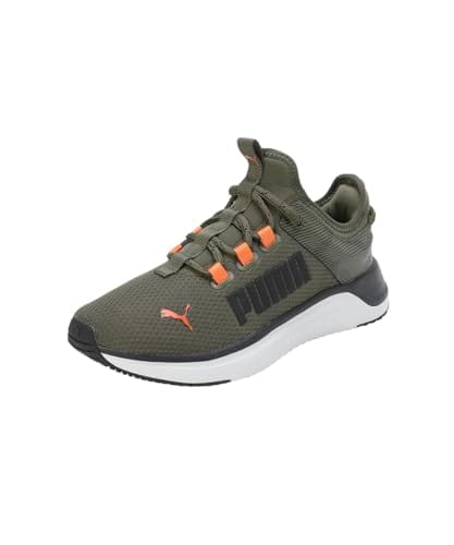 59% DESCUENTO PUMA Softride Astro Slip Hyperwave, Zapatillas para Correr de Carretera Unisex Adulto, Olive Drab Black Neon Sun Feather Gray, 37.5 EU