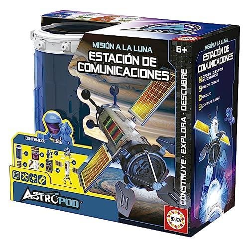 DESCUENTAZO 50% DESCUENTO Educa Misión a la Luna; Estación de Comunicaciones; Construye, Juega y aprende a descifrar Código Morse y descubre los Secretos Ocultos del Espacio, a Partir de 6 Años (41348)