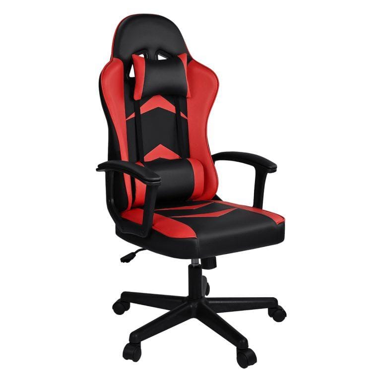 T-LoVendo – Silla Gaming para Videojuego u oficina. Con cojín lumbar y cervical. Ergonómica. Regulable en altura y reclinable | Miravia