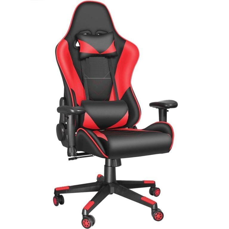 ALLINLIFE Silla Gaming Silla de oficina Silla de carreras Silla ergonómica gamer con cojín lumbar, respaldo alto Silla giratoria ajustable, con reposacabezas ajustado, capacidad de carga de 150 kg, cuero de PU | Miravia