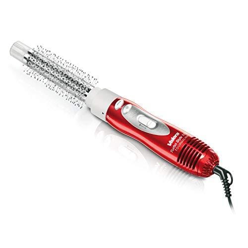 59% DESCUENTO Valera Perfiladora de aire caliente Turbo Style 1000 Tourmaline 603.01B, con dos cepillos y una boquilla para secador de pelo, 1000 vatios, color rojo