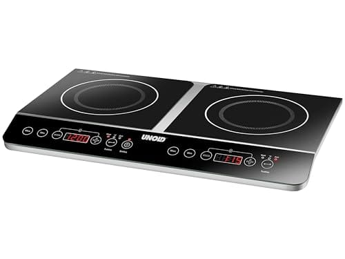 OFERTÓN SUPREMO 71% DESCUENTO Unold 58175 hobs Placa (Mesa, Inducción, Vidrio y cerámica, Tocar, 1,35m, 230V) Negro, Acero inoxidable