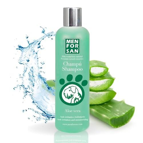 DESCUENTAZO 50% DESCUENTO MENFORSAN Champú Aloe Vera para Perros | Hidrata en profundidad | Acción Anti Irritaciones y Anti Eczemas | 100% Natural | Herbácea | 1L