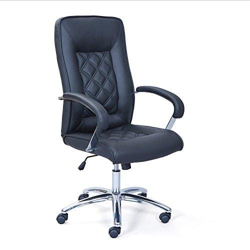 DESCUENTAZO 56% DESCUENTO Inter Link Thor A4 Silla de Escritorio Metal Poliuretano Negro, 115x62x67 cm
