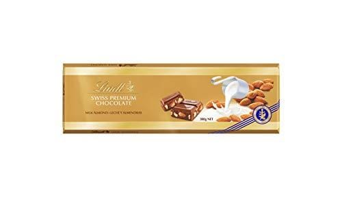 LINDT LECHE ALMENDRAS 300 GR TB