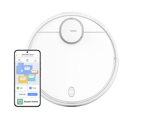 DESCUENTAZO 52% DESCUENTO Xiaomi Robot Vacuum S12 Robot Aspirador y fregasuelos con Sistema Inteligente de navegación láser (LDS), succión de 4000 Pa, rutas de Limpieza en Zigzag, Blanco