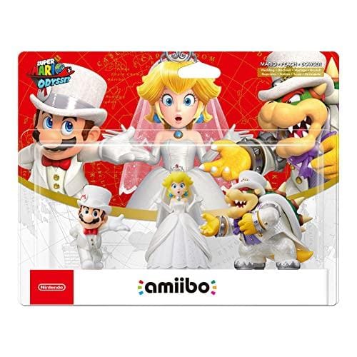 Nintendo Amiibo Mario, Peach, Bowser (Pack De 3)