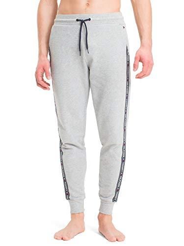 61% DESCUENTO Tommy Hilfiger Hombre Pantalón de Chándal Sweatpants Largo, Gris (Grey Heather), M