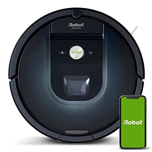 OFERTÓN SUPREMO 86% DESCUENTO iRobot Roomba 981, Robot Aspirador para Pelo de Mascotas con Gran Potencia de succión 1 y cepillos de Goma antienredos, Conexión WiFi, Programable por App y Compatible con Alexa, Color Azul