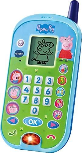 OFERTÓN SUPREMO 68% DESCUENTO Vtech Peppa Pig Teléfono de Juguete, Multicolor (80 523104)