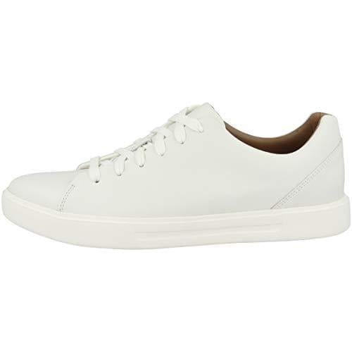 50% DESCUENTO Clarks Un Costa Lace, Zapatillas Hombre, White Leather, 42.5 EU