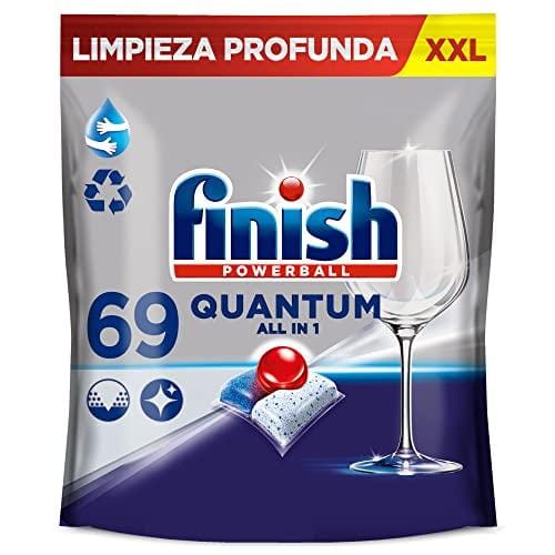 BUENA OFERTA 24% DESCUENTO Finish Powerball Quantum All in 1 Pastillas para el Lavavajillas, 69 Pastillas