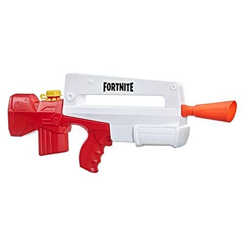 DESCUENTAZO 52% DESCUENTO Super Soaker Lanzador de Agua Nerf Fortnite Burst AR. Lanzamiento por Bombeo, Juegos de Verano para niños, Adolescentes y Adultos