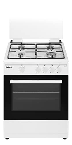 DESCUENTAZO 63% DESCUENTO Corberó CCSF60420BW Cocinas Excellence 60 cm Dimensiones 85,5 X 63 X 60, Capacidad 55L, Gas Butano, Color Blanco, 4 Fuegos