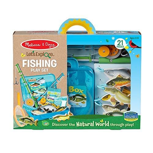 Melissa & Doug Set de Pesca Let’s Explore Juego de simulación 3+ Regalo para niño o niña