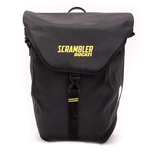 65% DESCUENTO Saco Lateral Ducati Scrambler para Bicicleta, Tejido ecológico, Impermeable, Sistema de Enganche/desenganche rápido